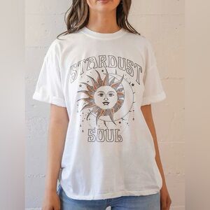 Girl Dangerous Women's Premium Vintage White Boyfriend Graphic Tee
Size L NWOT